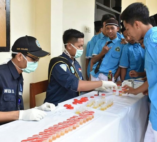 Tes Urine SMA dan SMK Sunan Kalijogo Jabung
