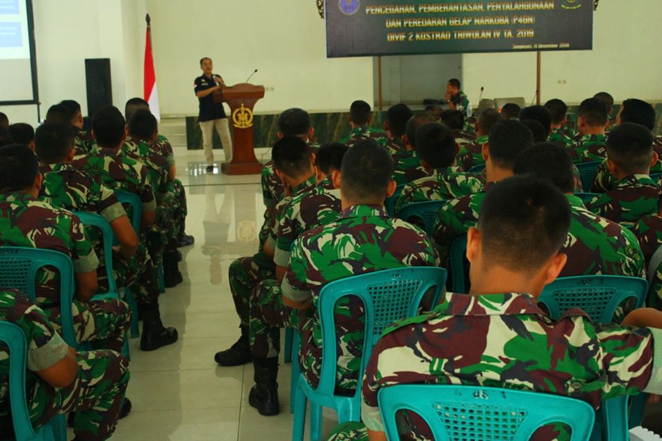 Kegiatan Sosialisasi P4GN bagi Anggota Prajurit Divif 2 Kostrad