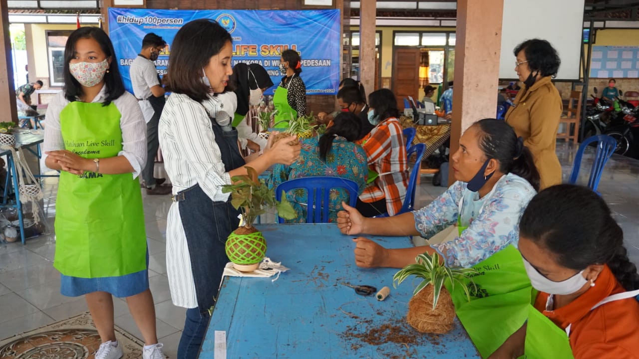 Pelatihan Life Skill Bagi Masyarakat Kawasan Rawan Narkoba
