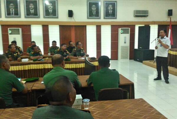 Kegiatan Sosialisasi P4GN pada Apel Danramil dan Babinsa Tersebar TA 2019 Kodim 0818/ Kab. Malang - Batu