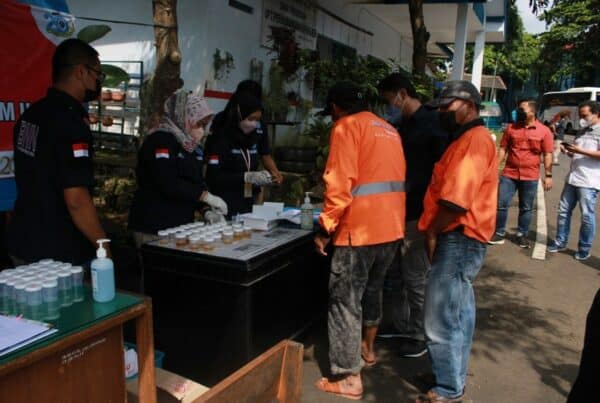 BNN Kabupaten Malang Lakukan Razia Tes Urine Sopir Angkutan Umum