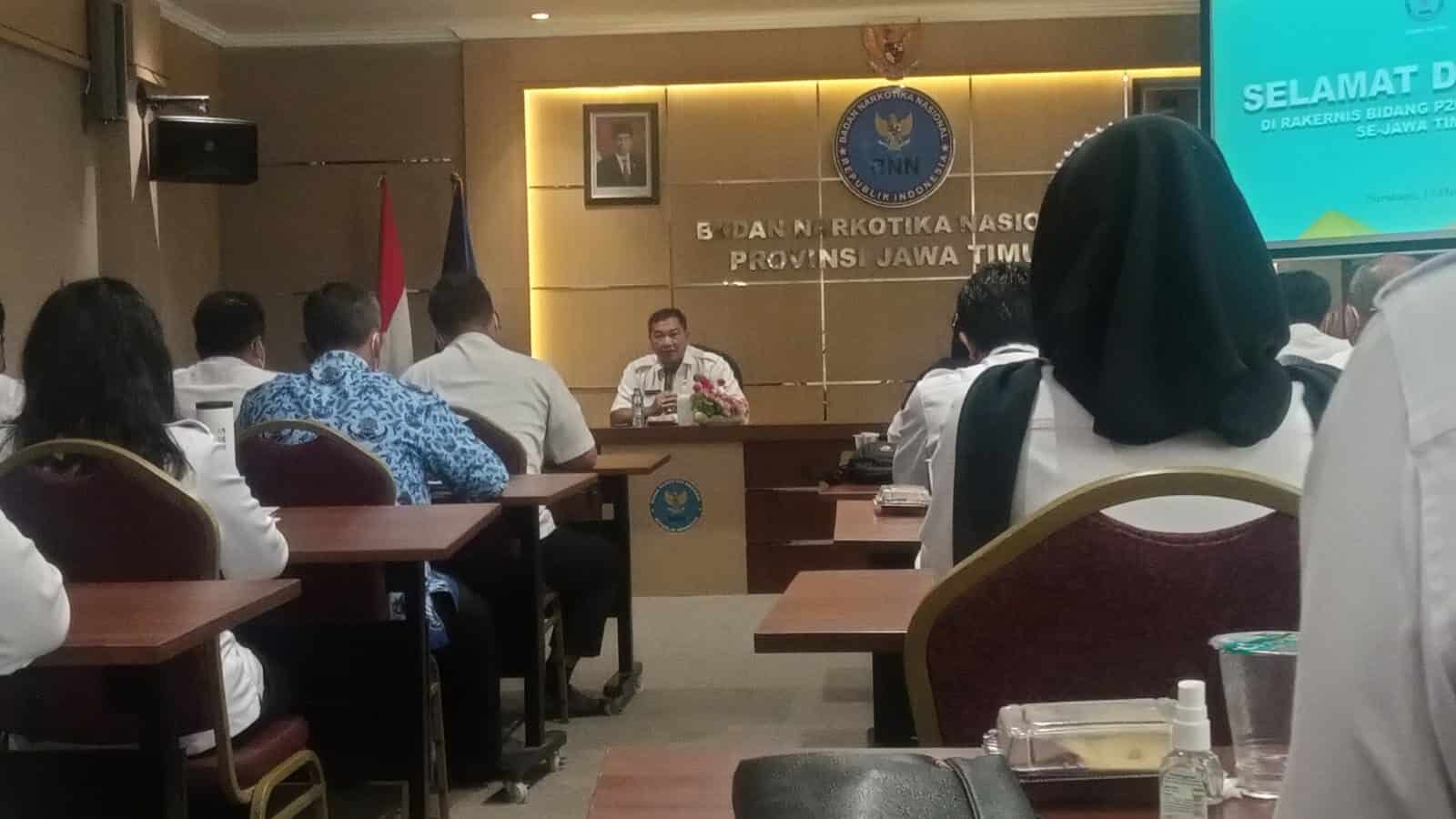 Rapat Kerja Teknis Bidang Pencegahan Dan Pemberdayaan Masyarakat BNNK/Kota Se- Jawa Timur