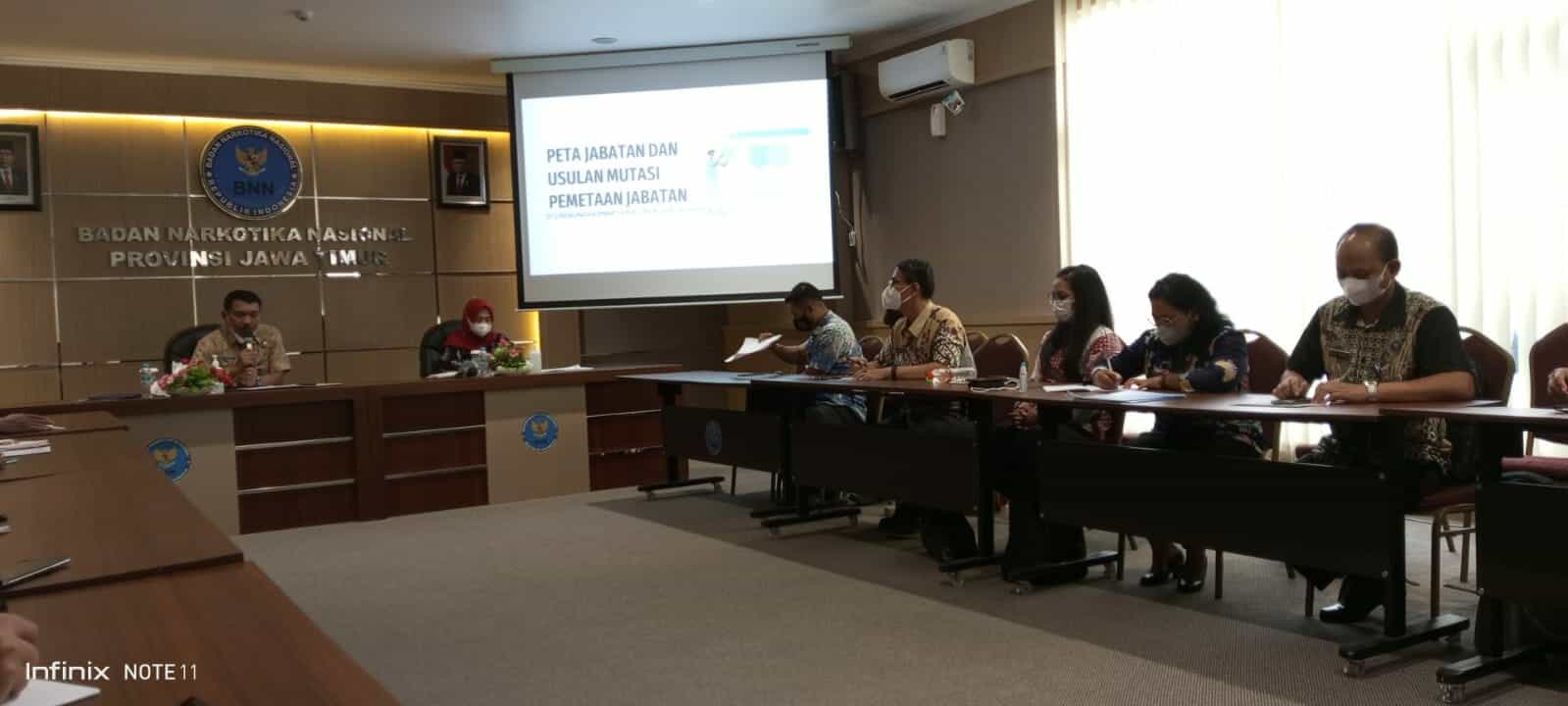 Peta Jabatan Jajaran BNNP Jatim Berubah, BNN Kabupaten Malang Sudah Petakan Posisi Pegawai
