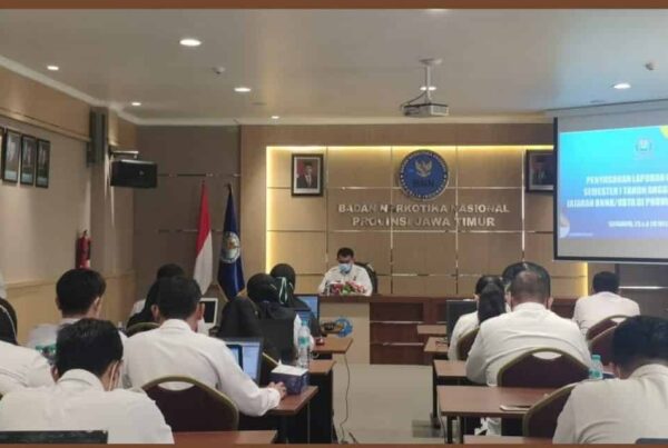 BNN Kabupaten Malang Mengikuti Giat Penyusunan Laporan Keuangan Unaudited Semester I T.A. 2022