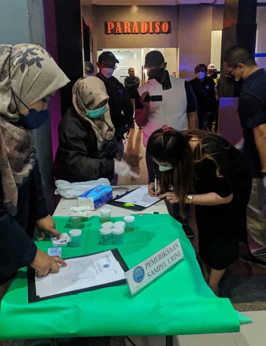 Malam minggu Tempat Hiburan di Kepanjen Dirazia BNN