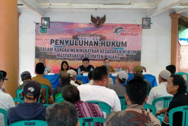 Kepala BNN Kabupaten Malang Beri Sosialisasi Kepada Masyarakat Wilayah Kabupaten Malang melalui Bagian Hukum Setda Malang