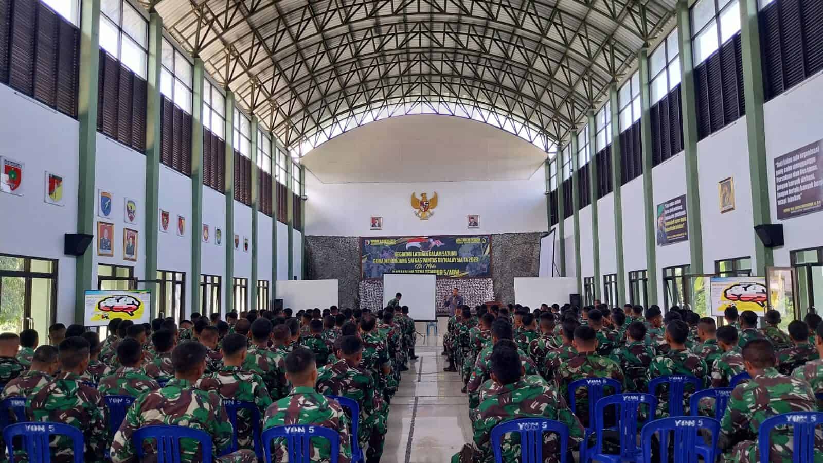 Kepala BNNK Malang ajak Personil TNI Bersama Sama Perangi Bahaya Penyalahgunaan Narkoba