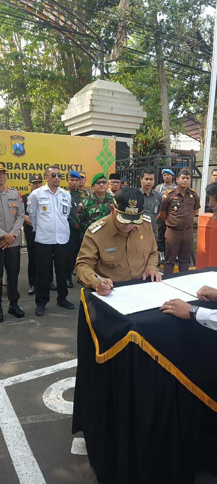 Pemusnahan Barang Bukti