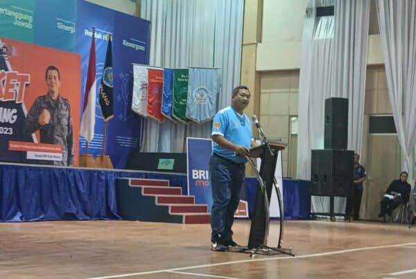 BNN Kabupaten Malang Turut Andil Ambil Peran Pembukaan Turnamen Basket BNNP Jatim