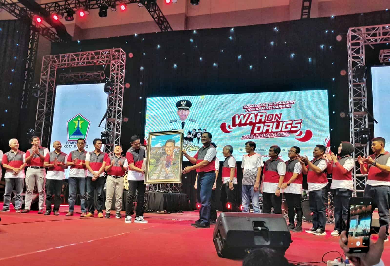 BADAN NARKOTIKA NASIONAL KABUPATEN MALANG  HADIRI KAMPANYE PEMUDA ANTI NARKOBA TAHUN 2023